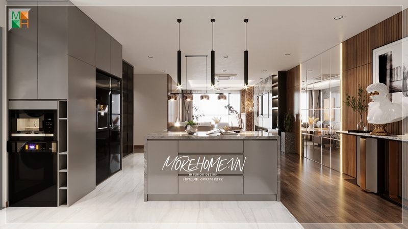 Ấn tượng với mẫu thiết kế nội thất không gian đẹp sang trọng cho không gian tổ ấm của gia đình.