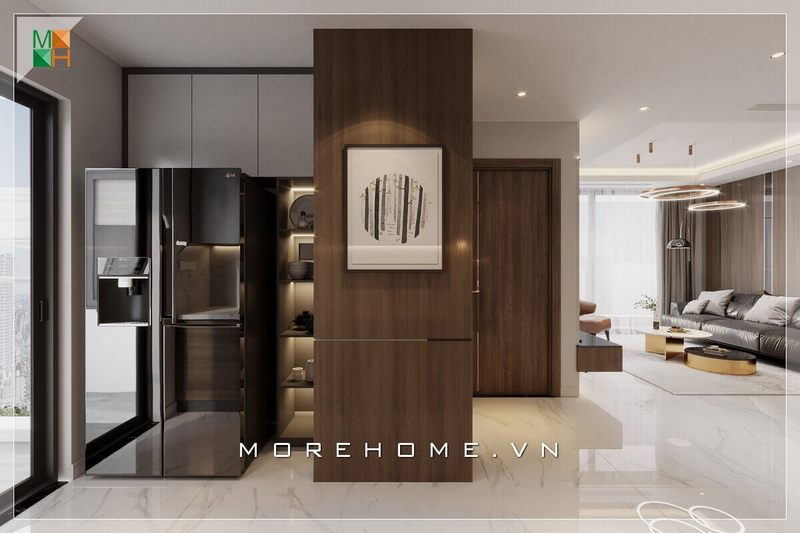 Ấn tượng mẫu thiết kế nội thất hiện đại, đẳng cấp với không gian bố trí khoa học rất độc đáo dành cho nhà phố, chung cư, biệt thự.